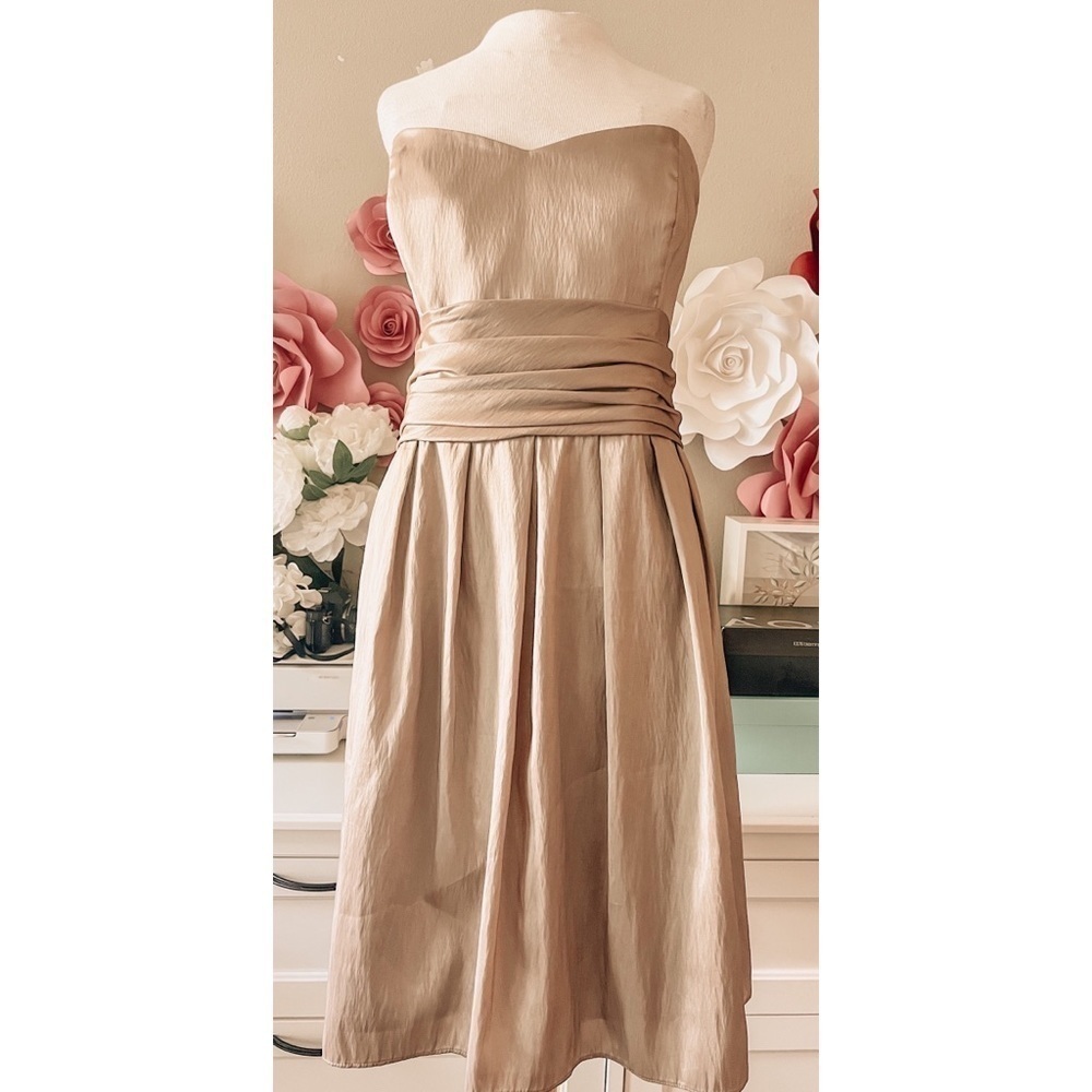 WTOO By Watters & Watters Strapless Dress
